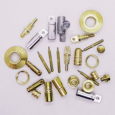 Δυναμίες υλικού χαλκού Επεξεργασία CNC για κομμάτια μεταλλικού πλαστικού μετάλλου